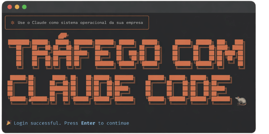 Tráfego com Claude Code — gestor de Meta Ads, Google Ads e GA4 em linguagem natural